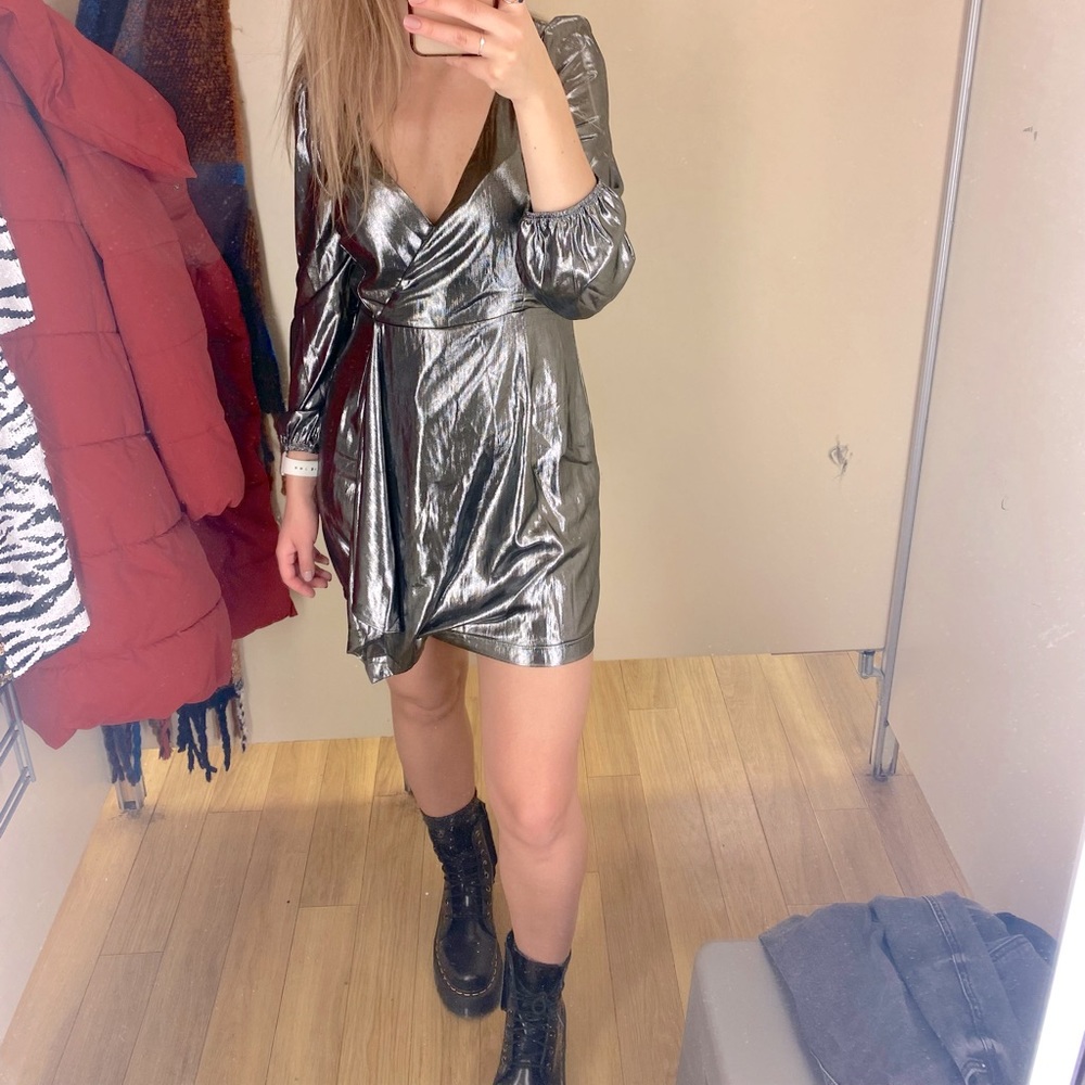 FRENCH CONNECTION Metallic Dress - Picture 14 of 16